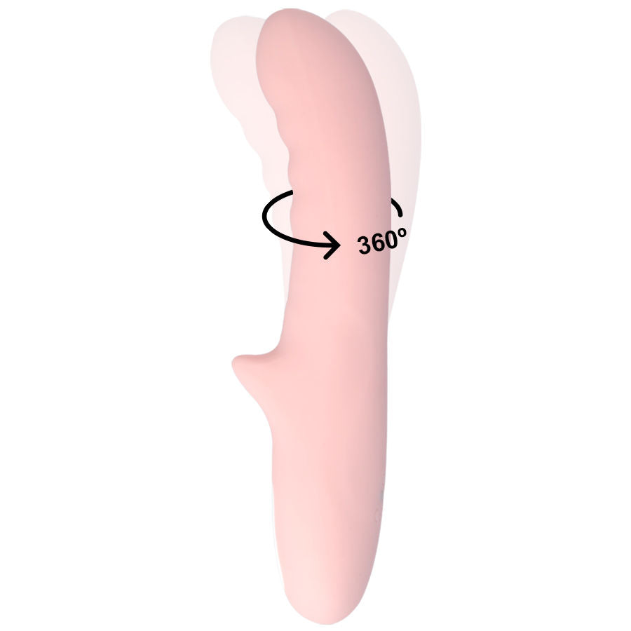 Vibromasseur Rabbit Pisa Rotatif Rose - MIA - MIA