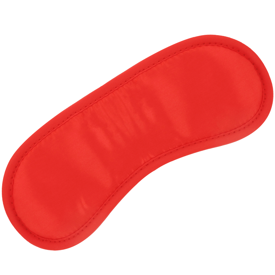 Darkness - Masque de sommeil en satin - Rouge