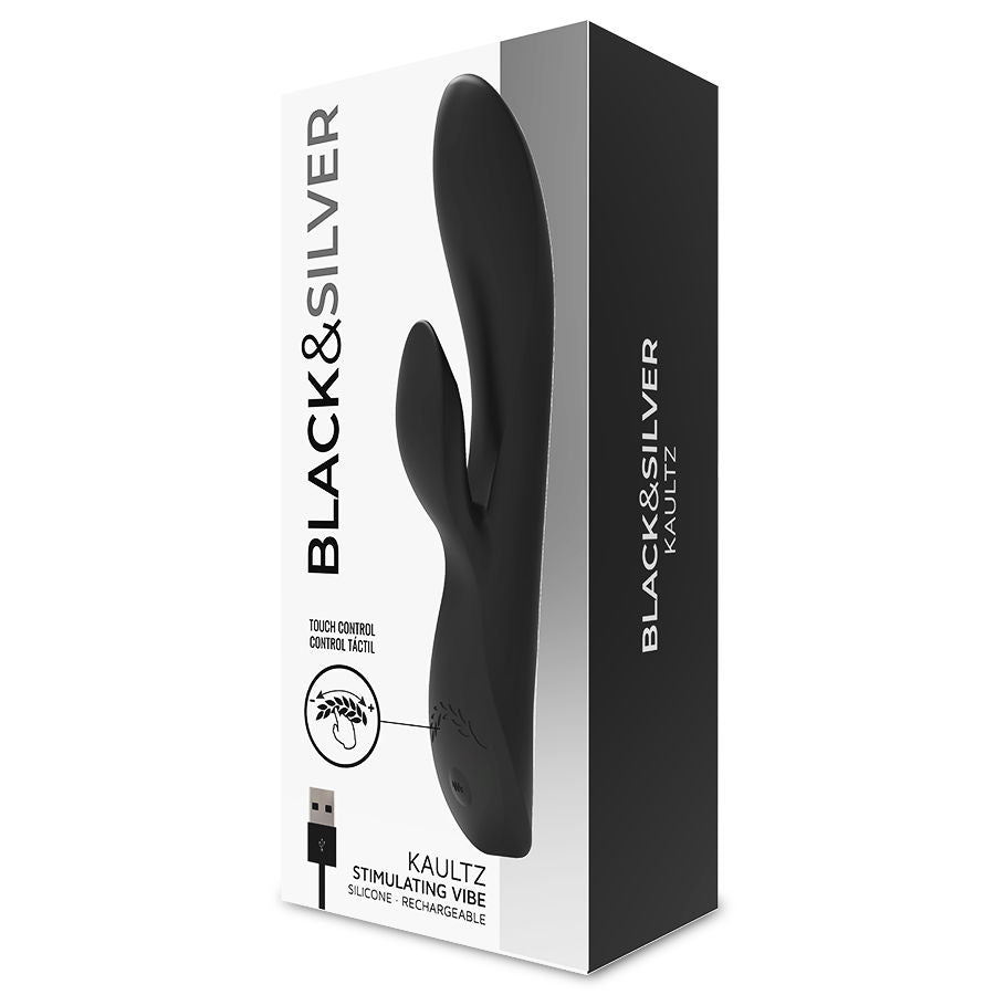 Vibromasseur Kaultz Touch Control - Black & Silver