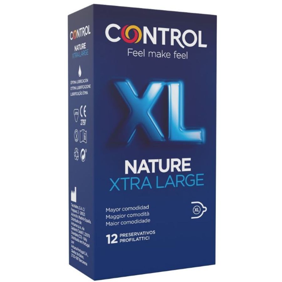 Control – Préservatifs XL Naturel – 12 unités