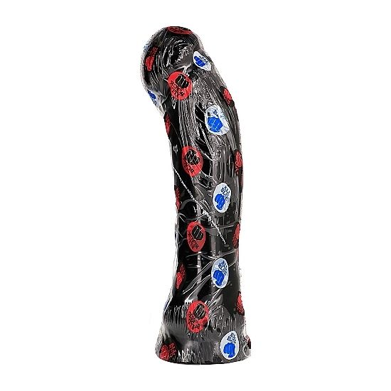 All Black - Gode Courbé XXL - 33 cm