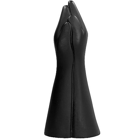 All Black - Gode Fisting en forme de main - 39 cm