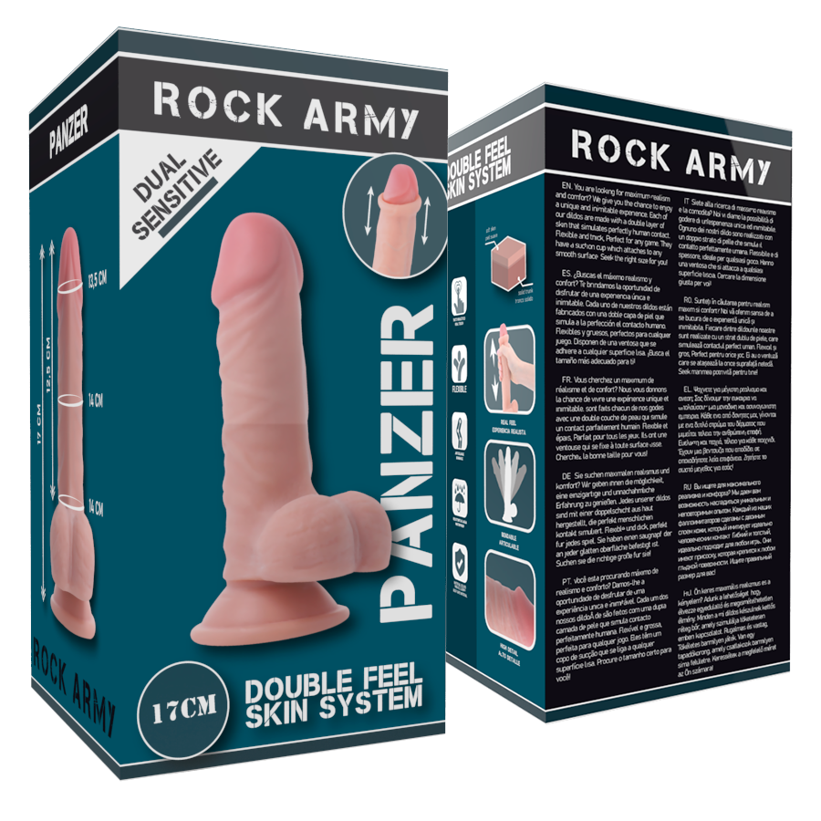 Rockarmy - panzer double densité 17 cm -o- 4.46 cm - ROCK ARMY