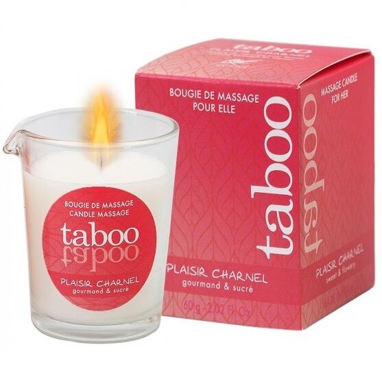 RUF - Bougie de Massage Taboo Plaisir Charnel pour elle - 60g