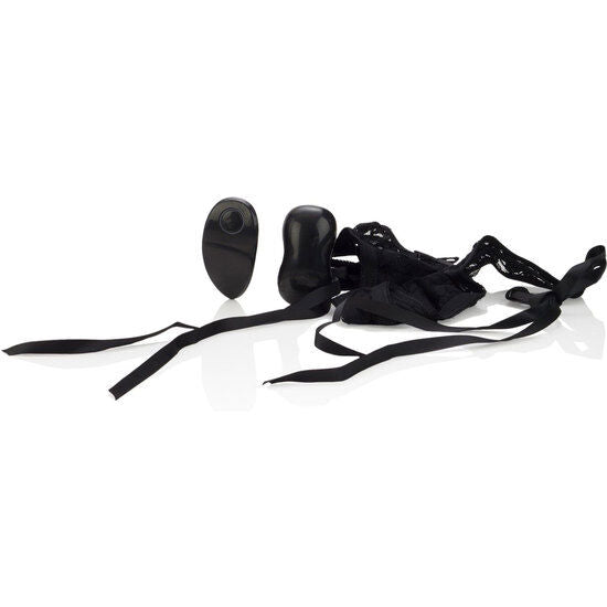 String Vibrant 10 Fonctions avec Liens Noir - CalExotics