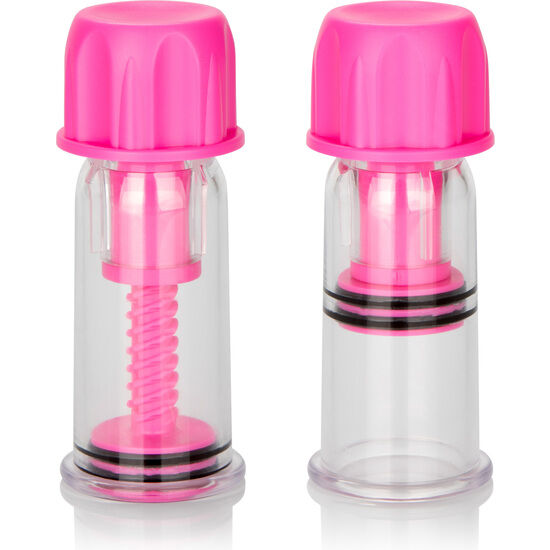 Ventouses Tétons Twist-Vide Rose - California Exotics