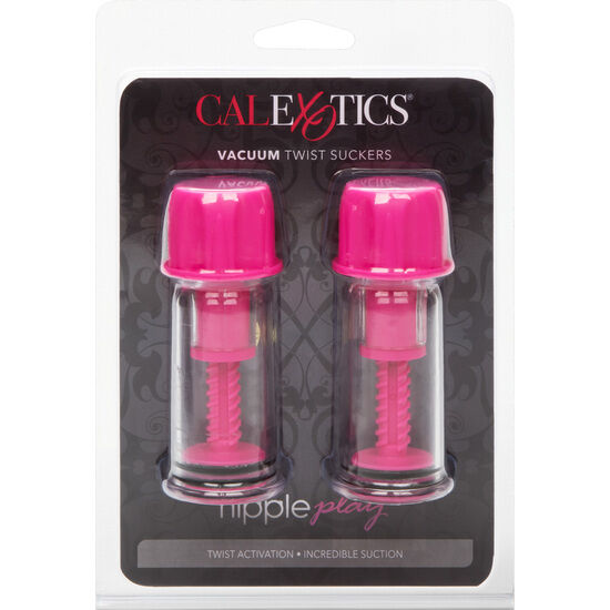 Ventouses Tétons Twist-Vide Rose - California Exotics