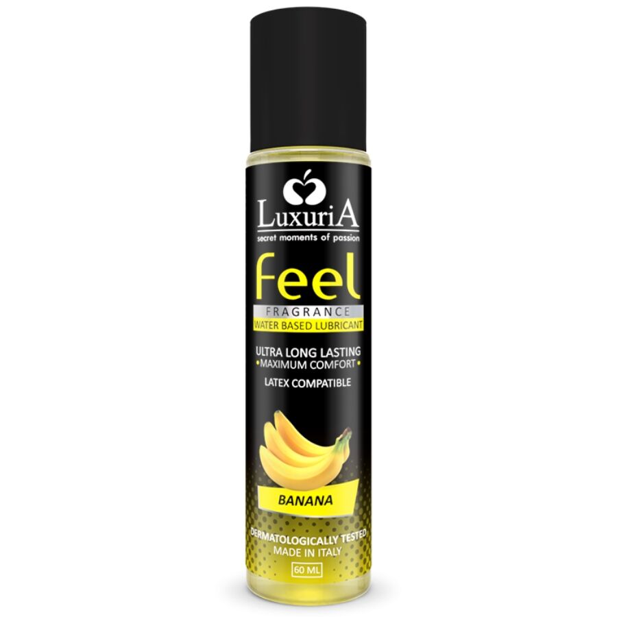 Intimateline - Lubrifiant Saveur Banane Luxuria à base d’eau - 60 ml