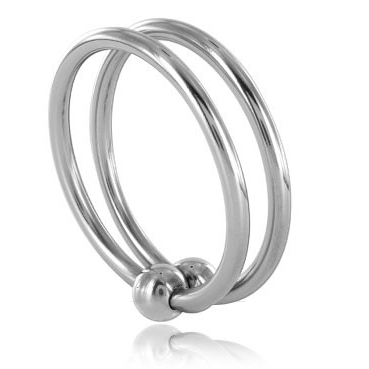 Cockring double anneau acier 30mm - Metal Hard - METAL HARD