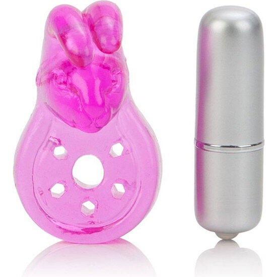 Anneau Vibrant Couple Micro Vibe Arouser Lapin - CalExotics