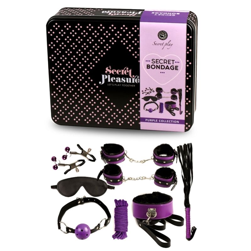 Secret Play - Coffret de Bondage Secret Pleasure - Violet