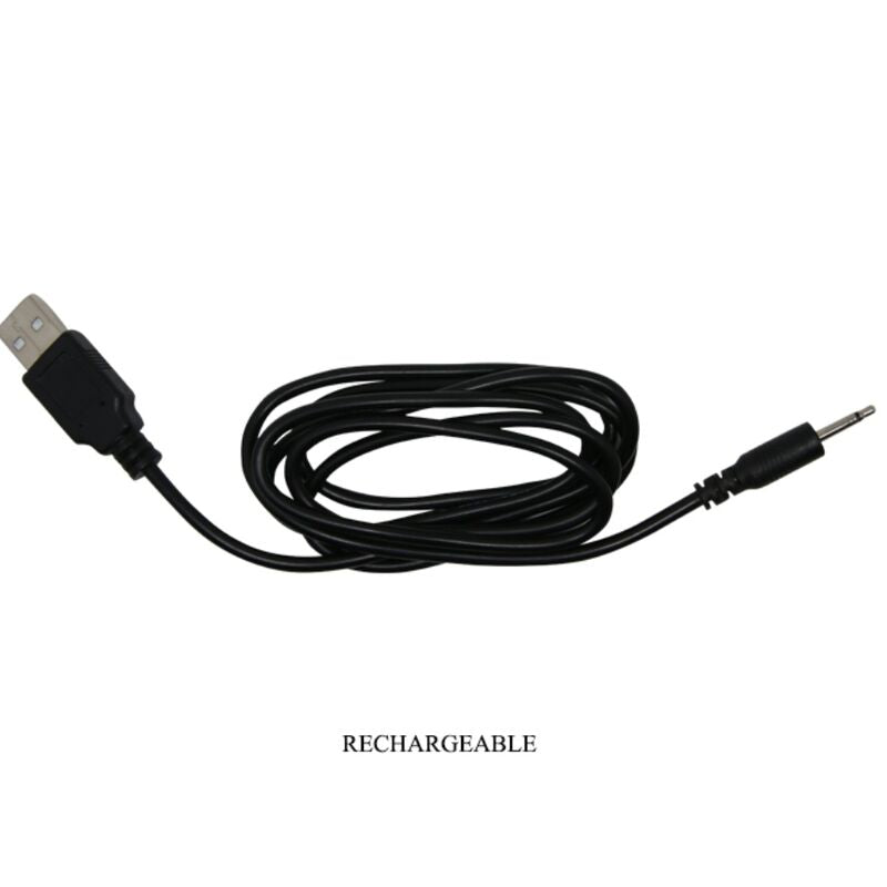 Mr play - plug anal vibrateur noir rechargeable