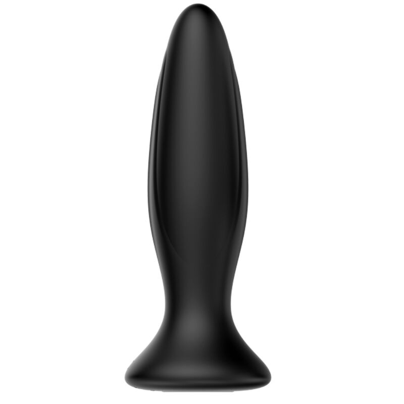 Mr play - plug anal vibrateur noir rechargeable