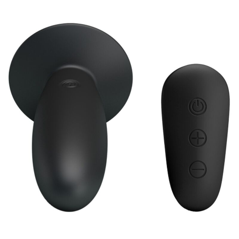 Mr Play - Plug Anal Vibrant avec Télécommande Noir