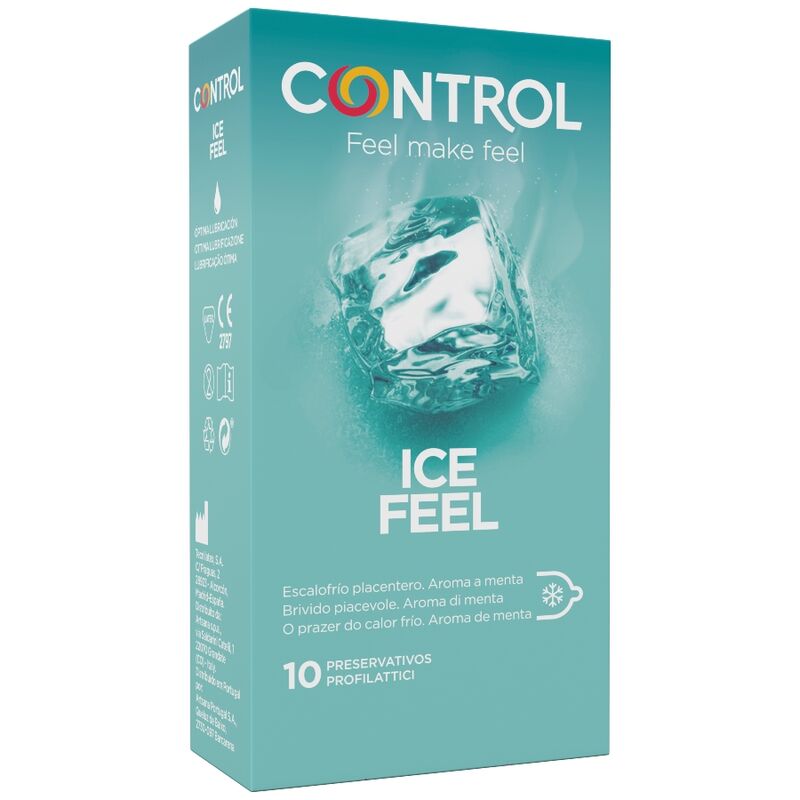 Préservatifs Control Ice Feel Cool Menthe x10 - Control - CONTROL CONDOMS