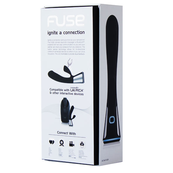Vibromasseur Rabbit Connecté OhMiBod Fuse Noir - Kiiroo