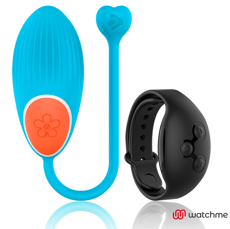 Wearwatch - Oeuf vibrant télécommandé bracelet - Bleu/Noir