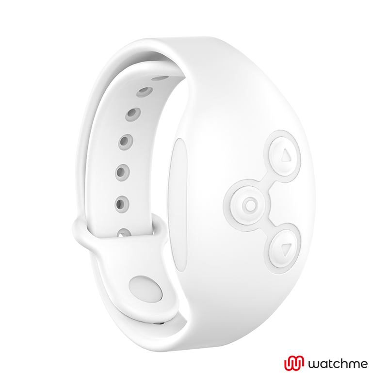 Wearwatch – Oeuf vibrant avec bracelet télécommandé – Blanc/Fuchsia