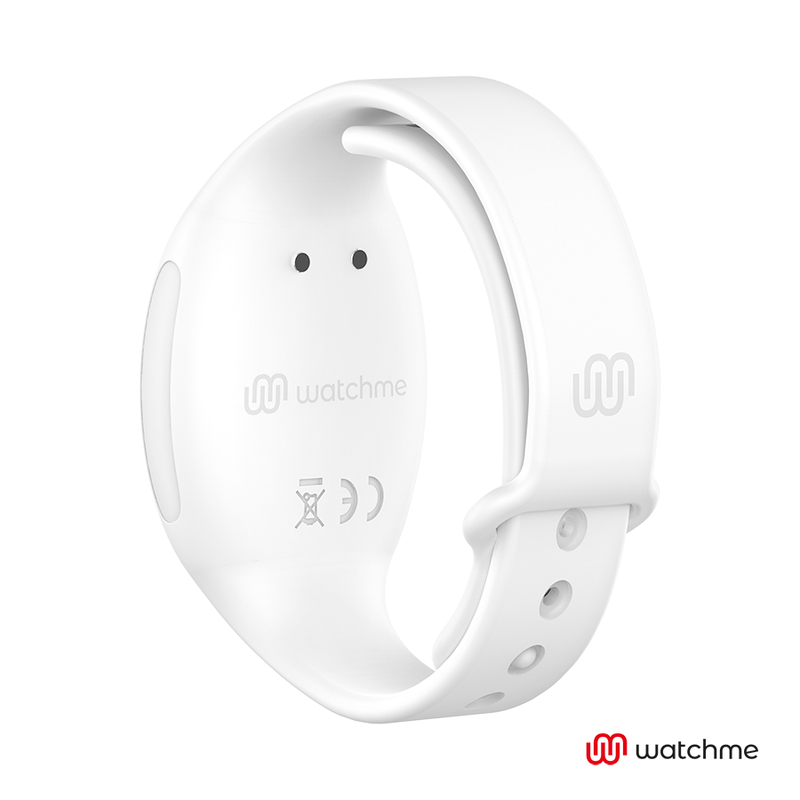 Wearwatch – Oeuf vibrant avec bracelet télécommandé – Blanc/Fuchsia
