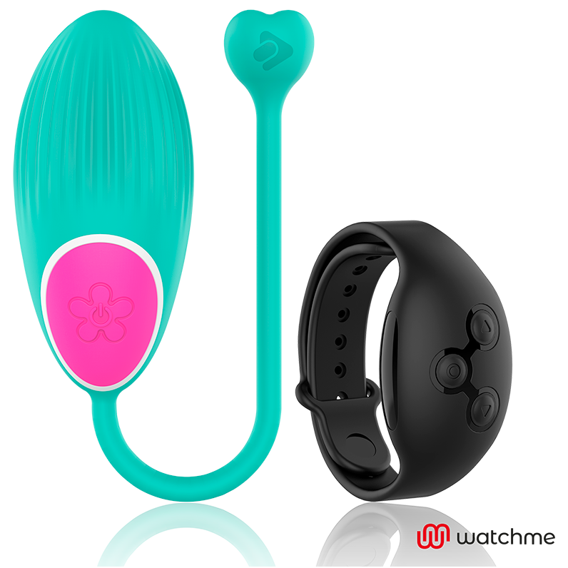 Wearwatch – Oeuf vibrant avec bracelet télécommandé – Bleu/Noir