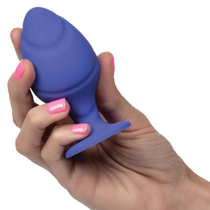 Kit 2 Plugs Anaux Silicone Cheeky Violet S et L - CalExotics