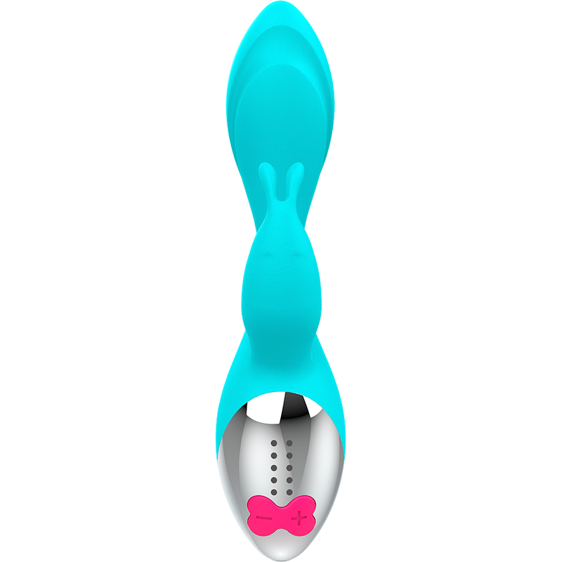 Vibromasseur Rabbit Miki 7 Vibrations Bleu - Happy Loky