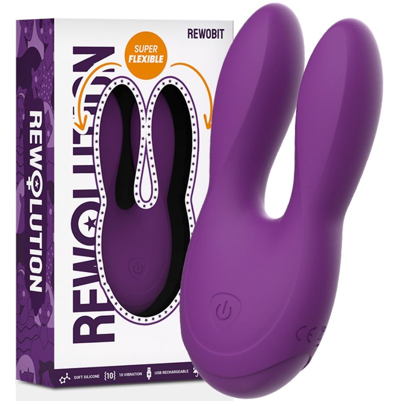 Stimulateur clitoridien flexible Rewobit Duet Flex - Rewolution - REWOLUTION