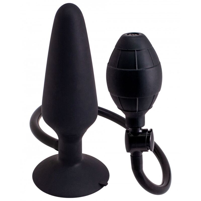 Plug Anal Gonflable Taille L Noir - Seven Creations
