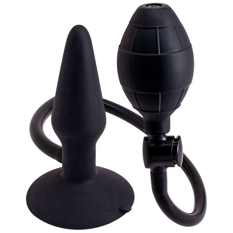 Plug Anal Gonflable Taille S Noir - Seven Creations