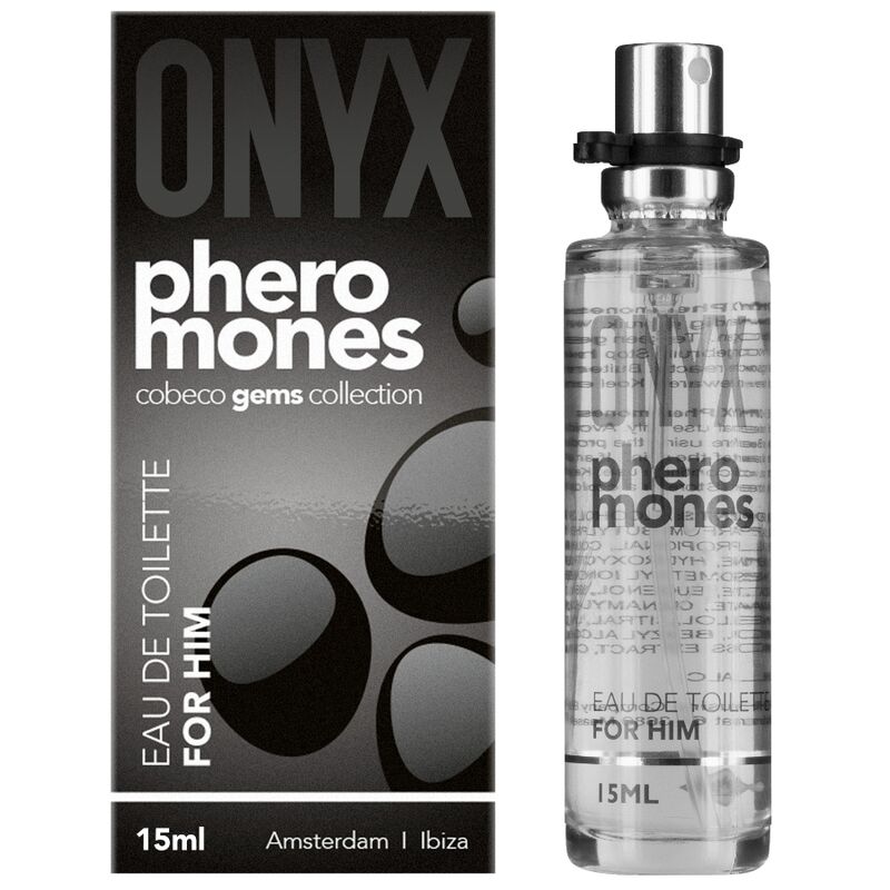 Cobeco Pharma – Eau de Parfum aux Phéromones pour Homme Onyx – 15 ml