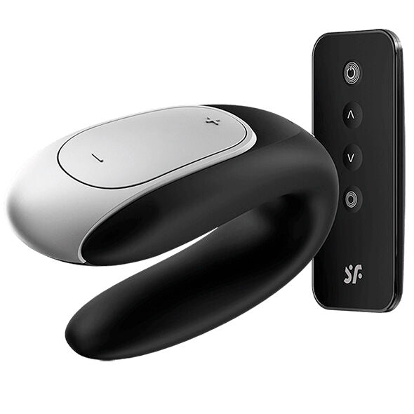 Vibromasseur Connecté Couple Double Fun Noir - Satisfyer