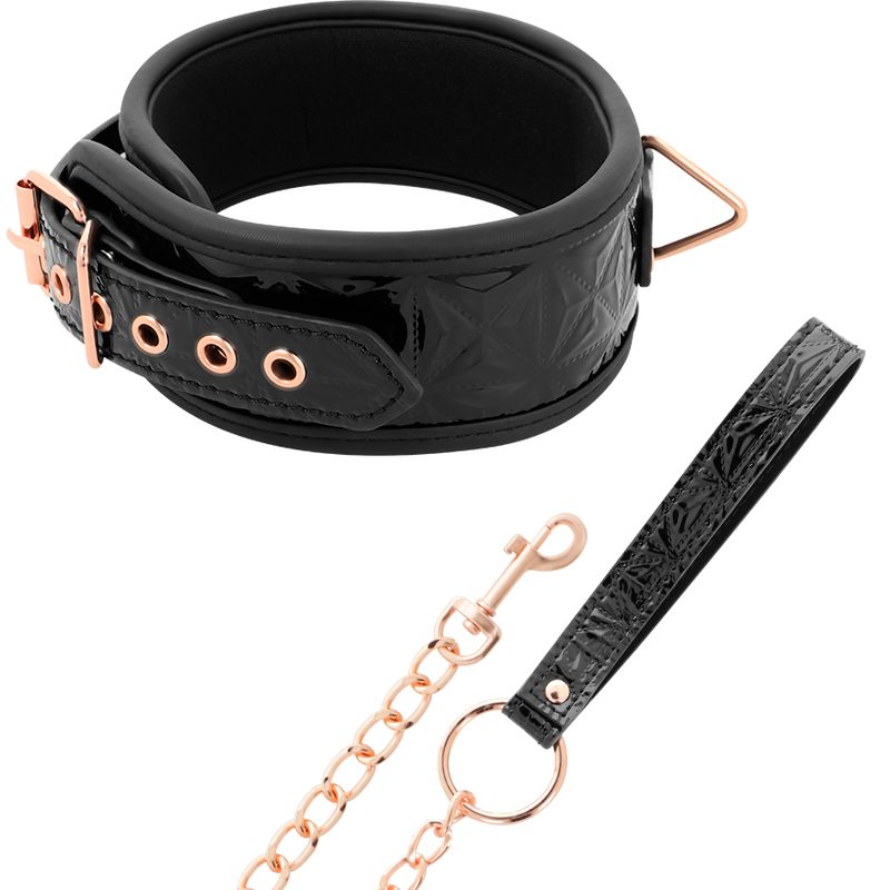 Collier BDSM Black Edition Premium Cuir Vegan - BEGME - Begme Fetish Games