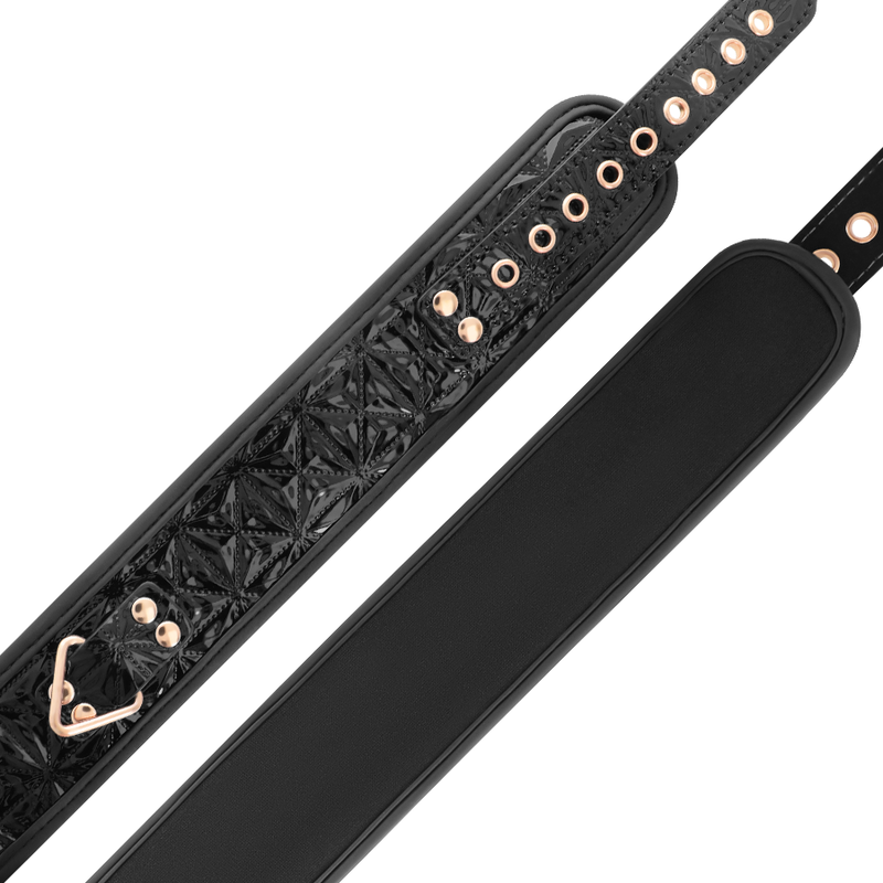 Collier BDSM Black Edition Premium Cuir Vegan - BEGME - Begme Fetish Games