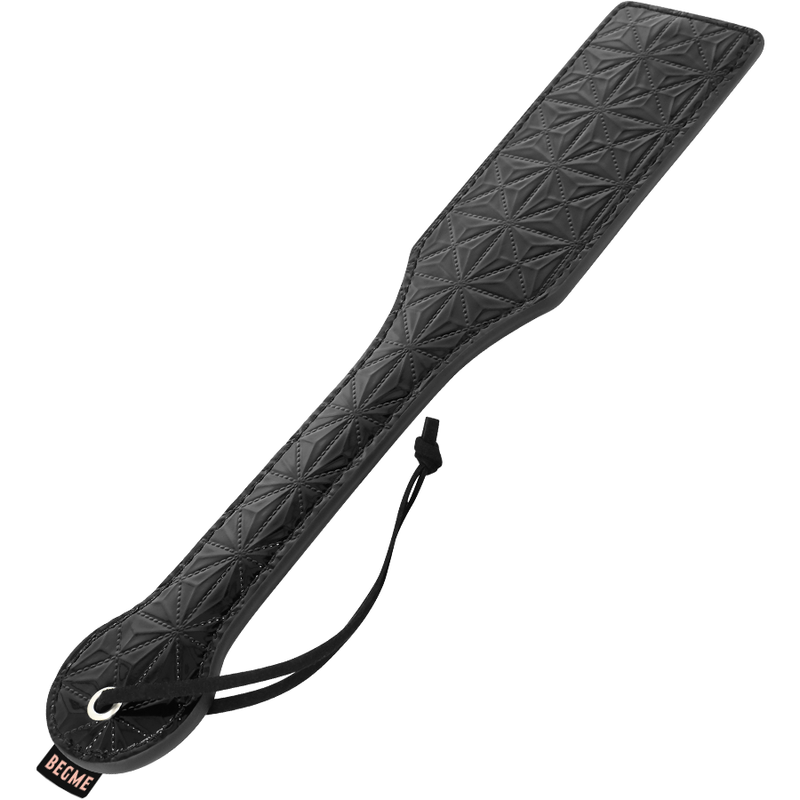 Begme - Tapette à Fessée en Simili-Cuir - Noir