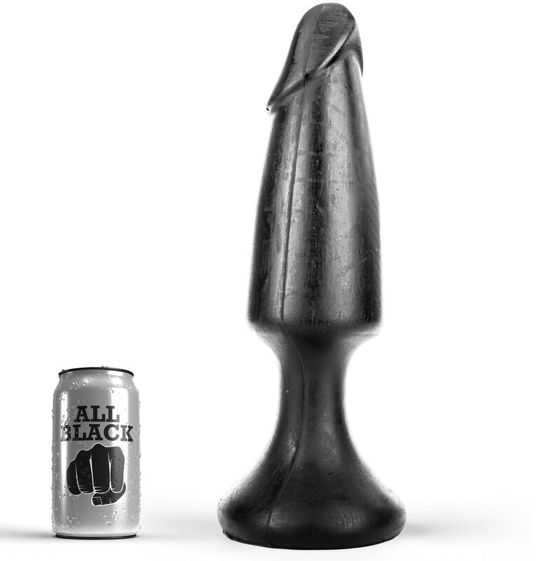 All Black - Plug anal en forme de pénis - 35 cm