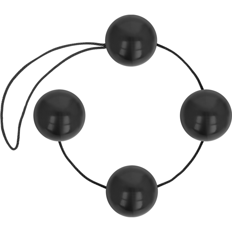 Boules anales chinoises noires 170 g - Ohmama - OHMAMA ANAL