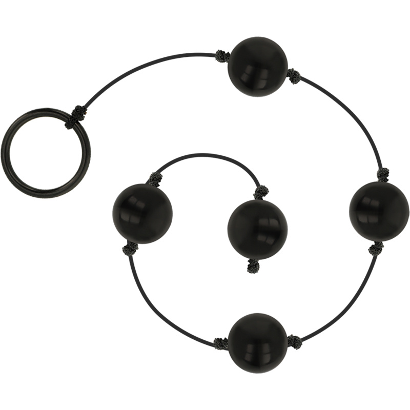Mini boules anales et vaginales noires - Ohmama - OHMAMA ANAL