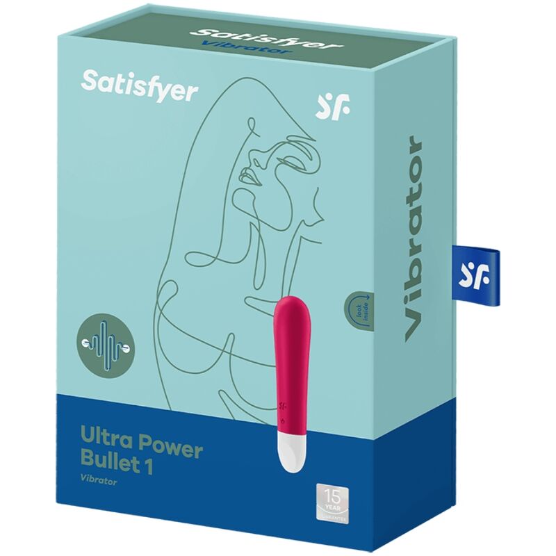 Mini Vibromasseur Ultra Power Bullet 1 Rouge - Satisfyer