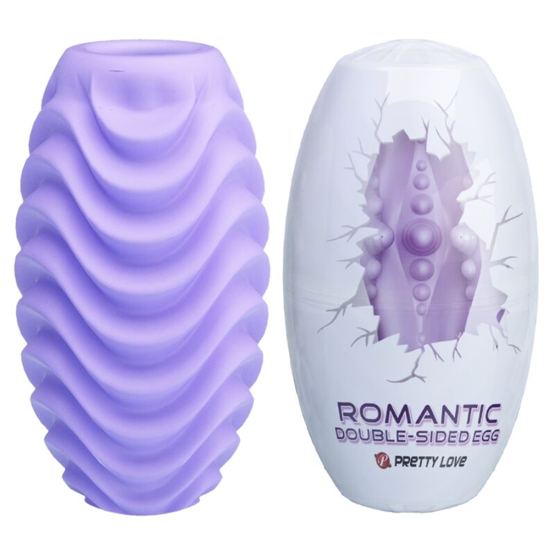 Œuf Masturbateur Double Face Lilas - Pretty Love