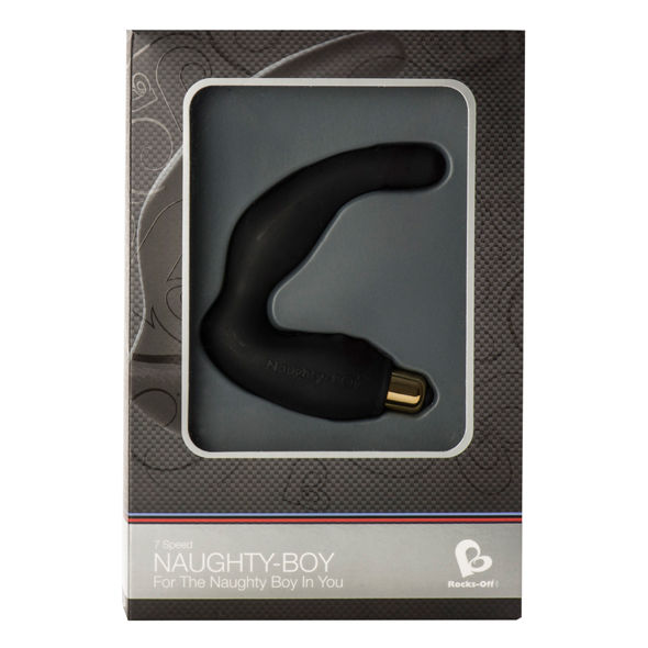Masseur prostatique Naughty-Boy 7 vitesses noir - Rocks-Off - ROCKS-OFF