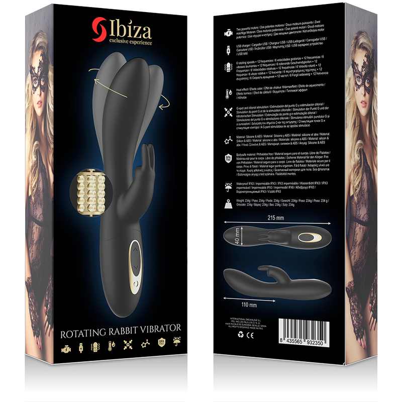 Vibromasseur Rabbit Ibiza Euphoric Spinning - Ibiza