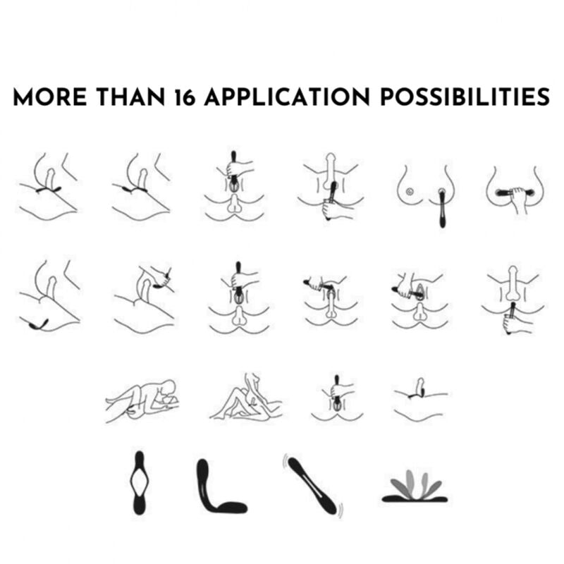 Vibromasseur Couple Elastic Joy Rouge - Satisfyer
