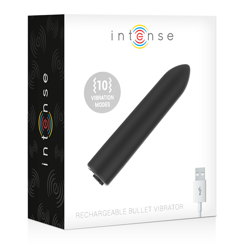 Vibromasseur de Poche Intense Noir 10 Vitesses - Intense