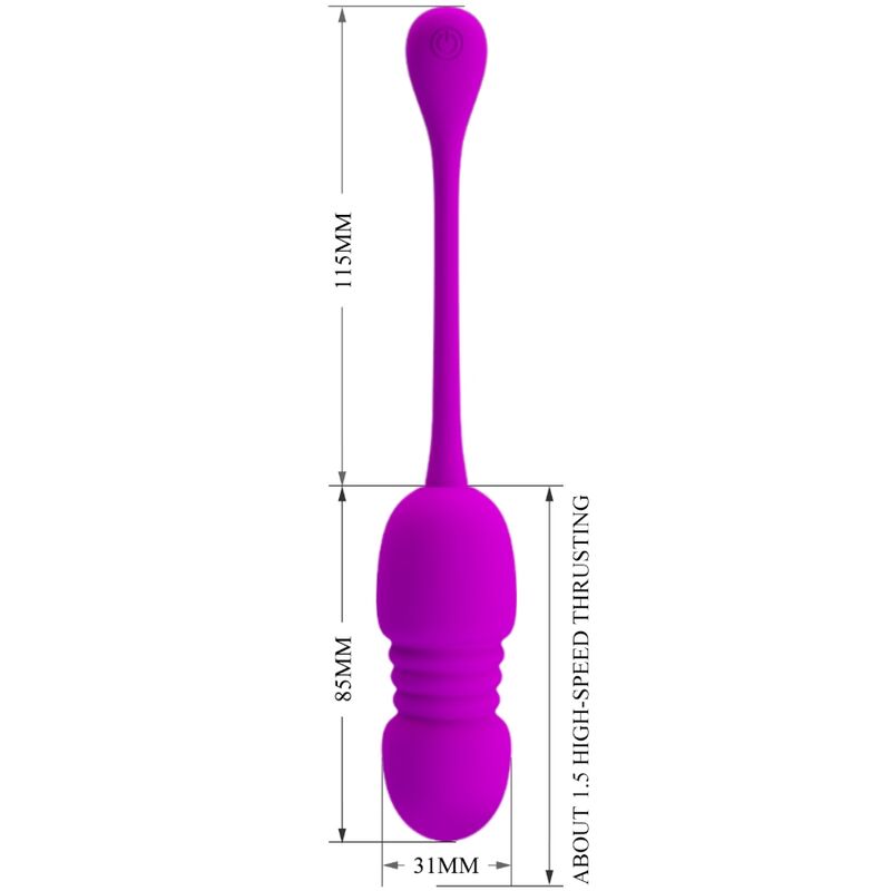 Oeuf Vibrant Télécommandé Callieri Violet - Pretty Love