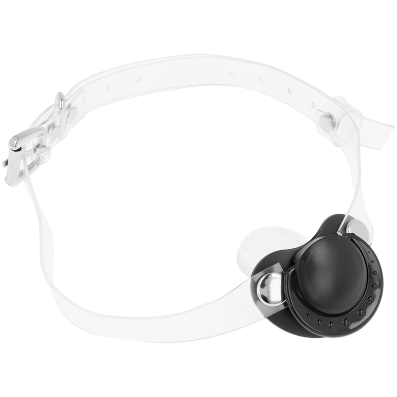 Bâillon Sucette Transparente Fetish Gag - Ohmama