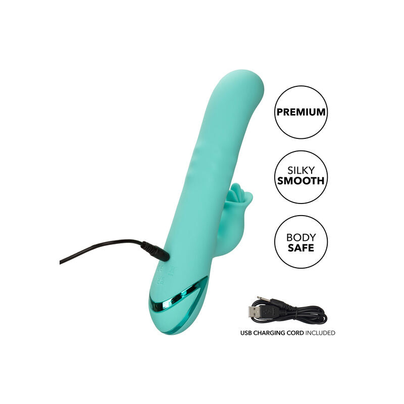 Vibromasseur Rabbit Bel Air Bombshell Vert - CalExotics