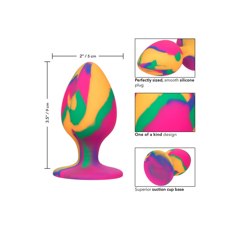 Plug Anal Cheeky Tie Dye Medium - CalExotics