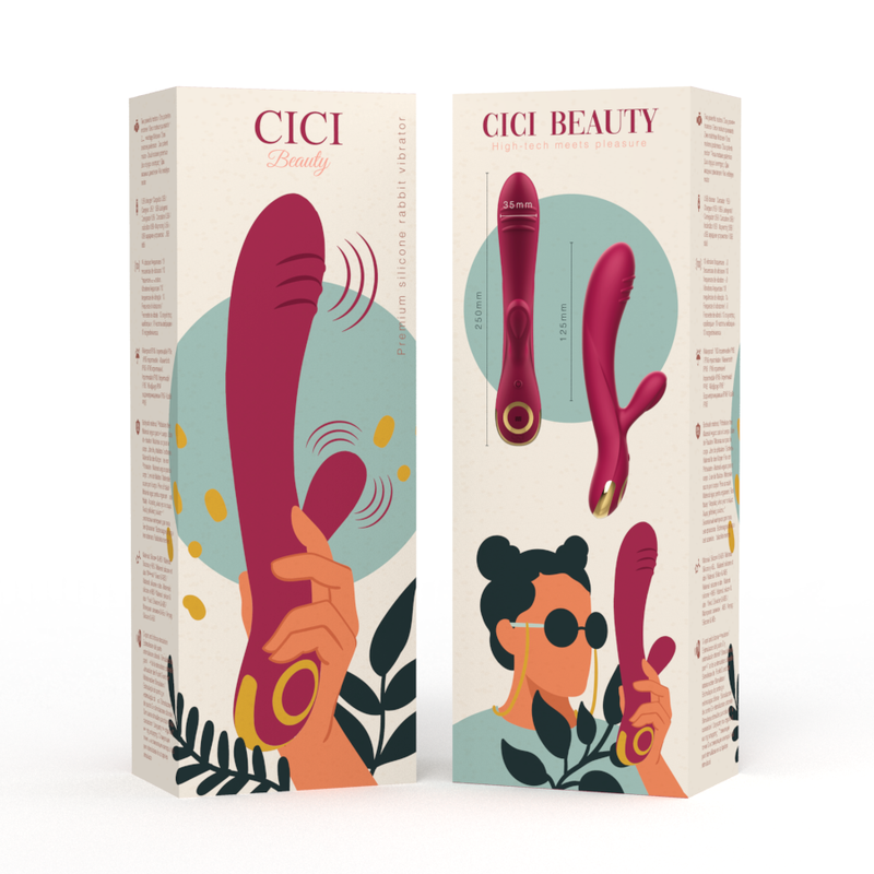 Cici Beauty - Vibromasseur Rabbit en Silicone Premium Rose