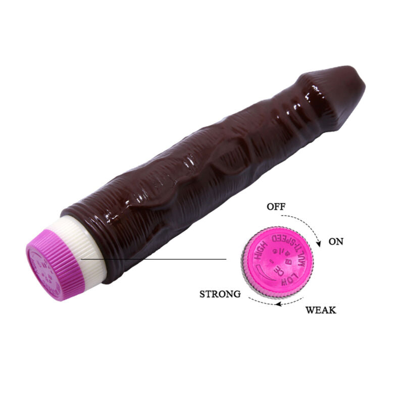 Baile - Vibromasseur Réaliste Vibrant 23 cm - Marron