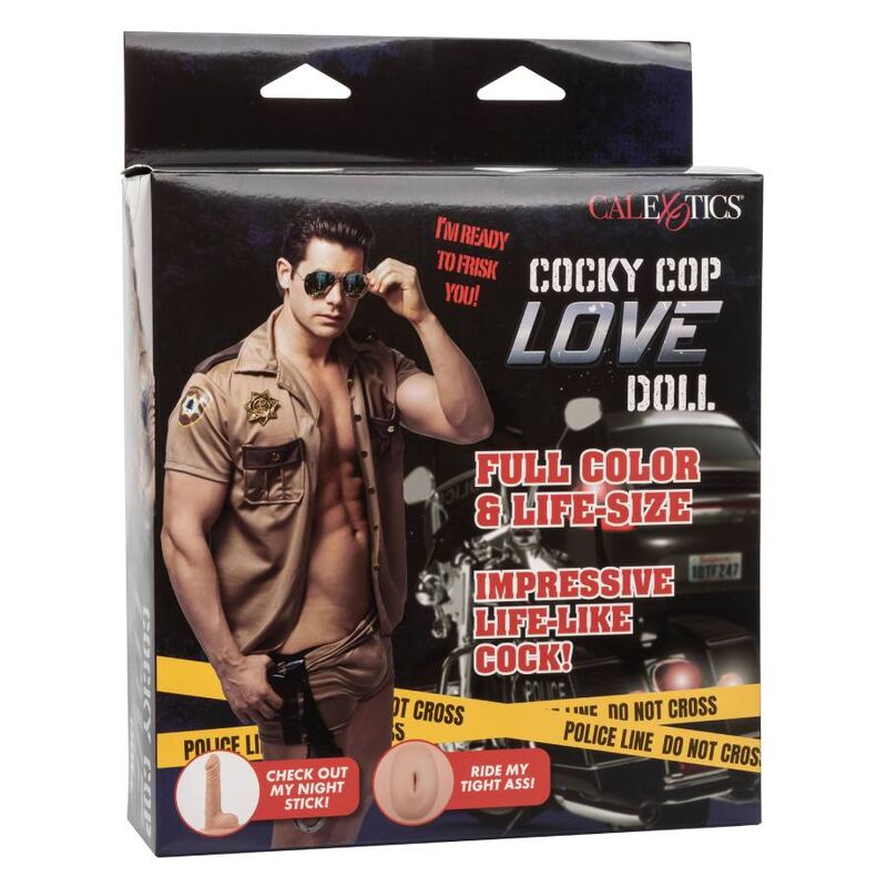 Poupée Gonflable Masculine Cocky Cop Love Doll - CalExotics